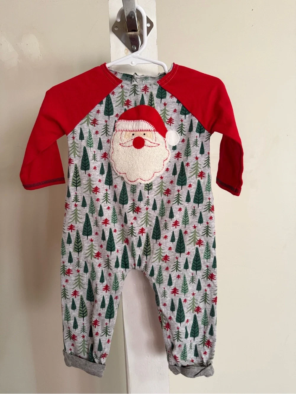 Mud Pie Santa Christmas Romper